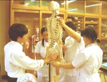 解剖の授業の様子