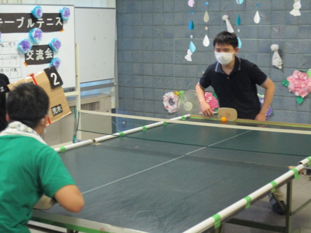 たいせんしているようす