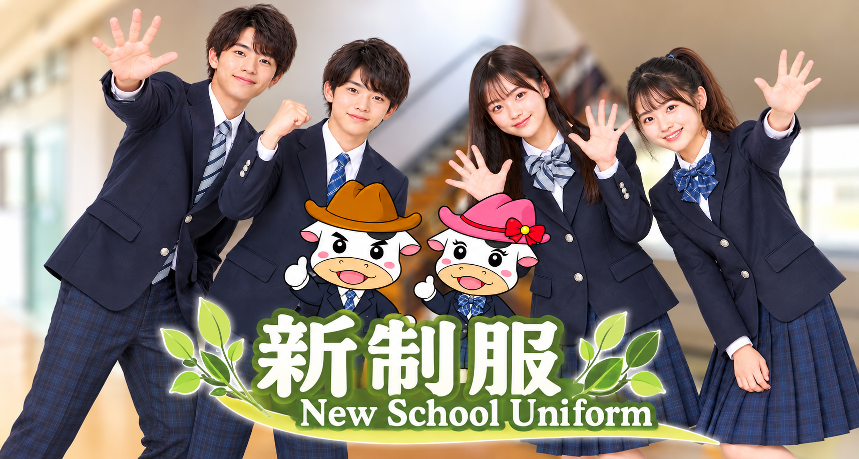 新制服のご紹介へのリンクします