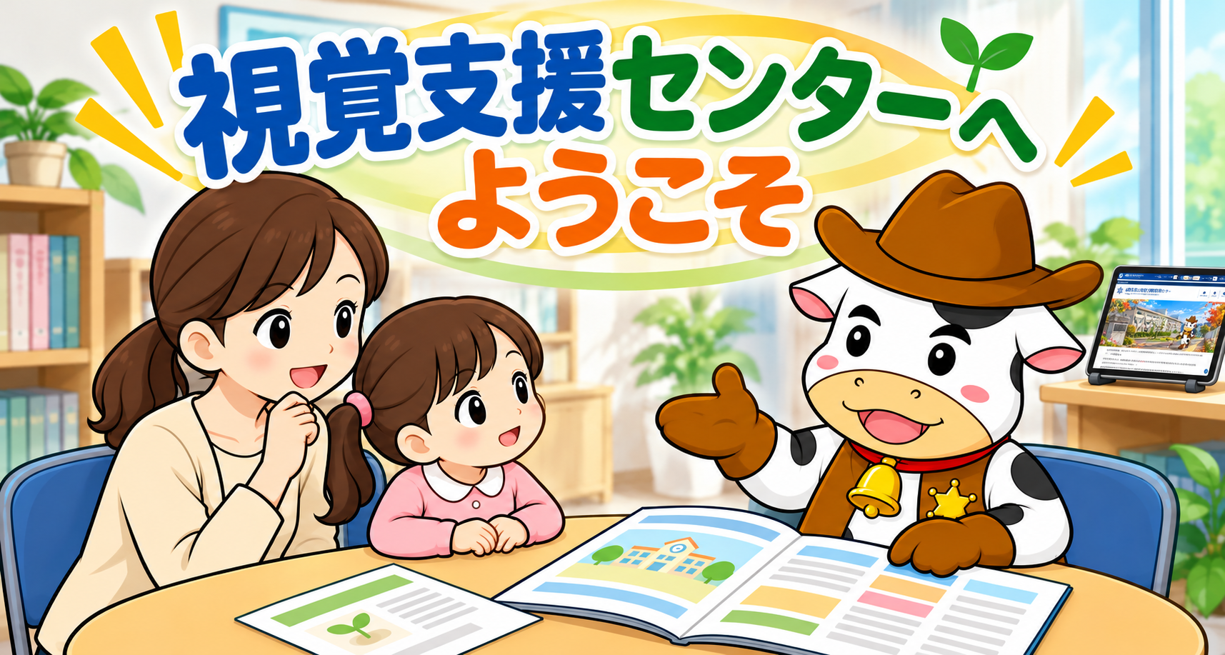 視覚支援センターへリンクします